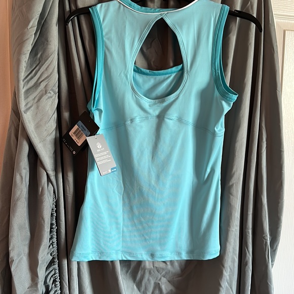 Nike Dri-FIT Advantage Women's M Tennis Tank Top Shirt blue/white - Picture 4 of 4